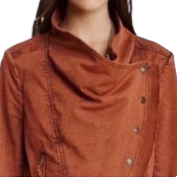 Free People Collapsing Twill Raw EdgeJacket Multifunctional S NWT! - Picture 13 of 13